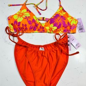 Vibrant Floral Bikini Set